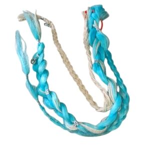 Faerie Hair Extensions Blond Flower Dreads Ponytail Festival Dior Free People